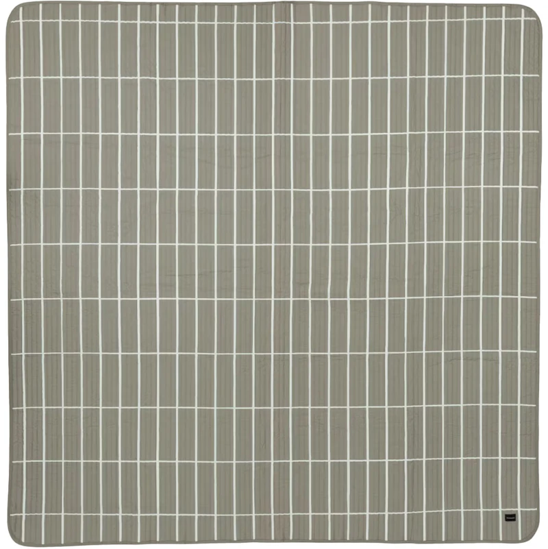 Tiiliskivi Päiväpeite 260x260 cm, Hiekanvärinen/Luonnonvalkoinen