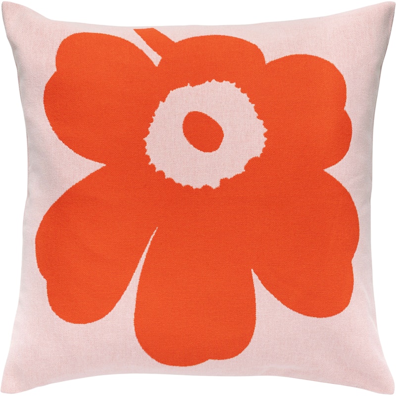 Unikko Tyynynpäällinen 50x50 Cm cm, Pinkki / Orange Red