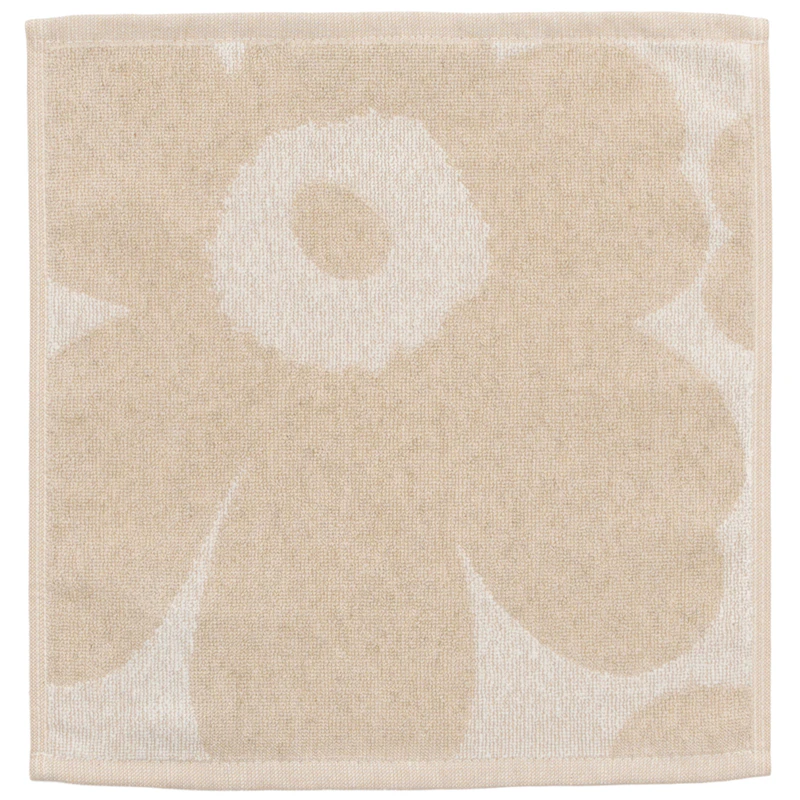 Unikko Kasvopyyhe 30x30 cm, Luonnonvalkoinen / Linen
