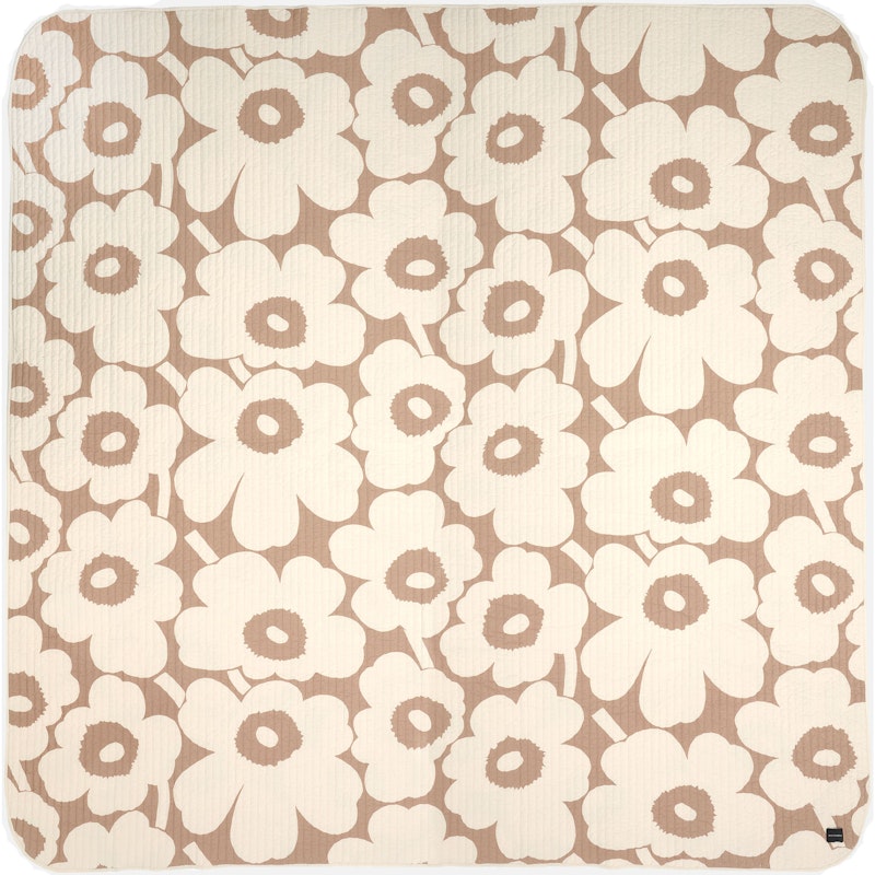 Unikko Päiväpeite 260x260 cm, Luonnonvalkoinen/Linen