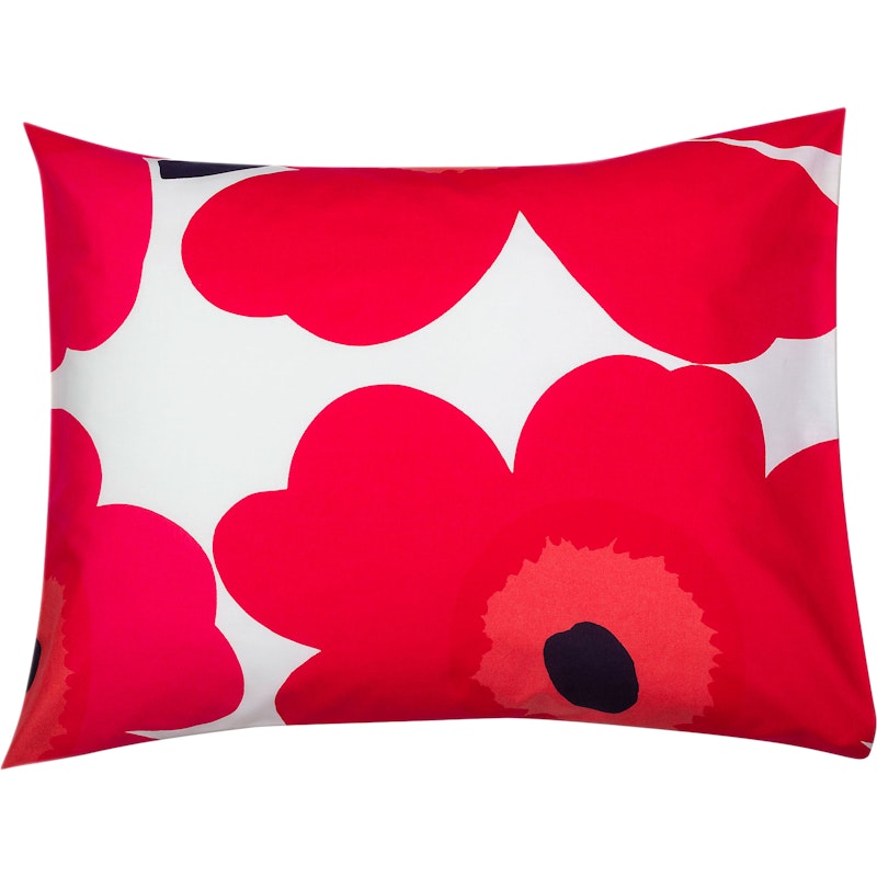 Unikko Tyynynpäällinen 60x63 cm, Punainen / Valkoinen