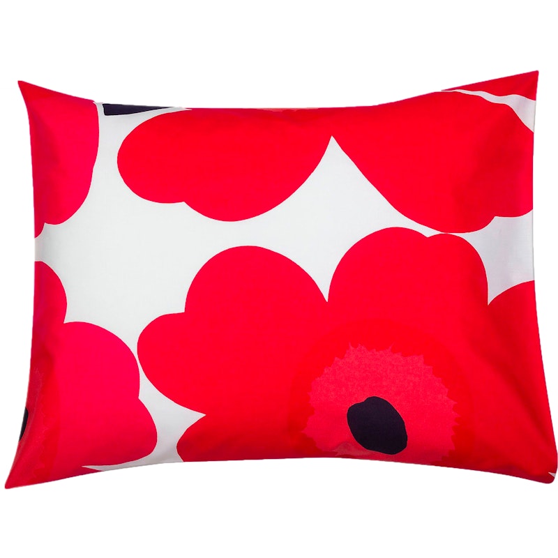 Unikko Tyynynpäällinen 50x60 cm, Valkoinen / Punainen
