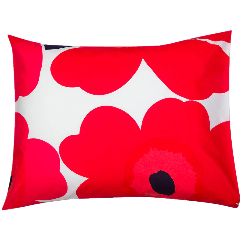 Unikko Tyynynpäällinen 50x60 cm, Valkoinen / Punainen