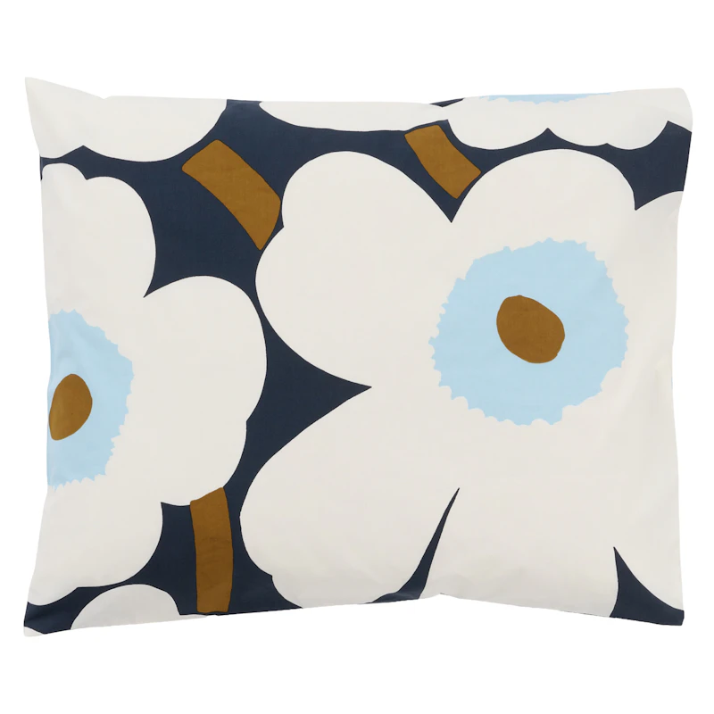 Unikko Tyynynpäällinen, Valkoinen / Blueberry