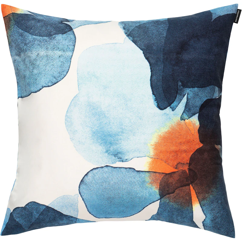 Valssi Tyynynpäällinen 50x50 cm, Valkoinen / Sininen / Oranssi