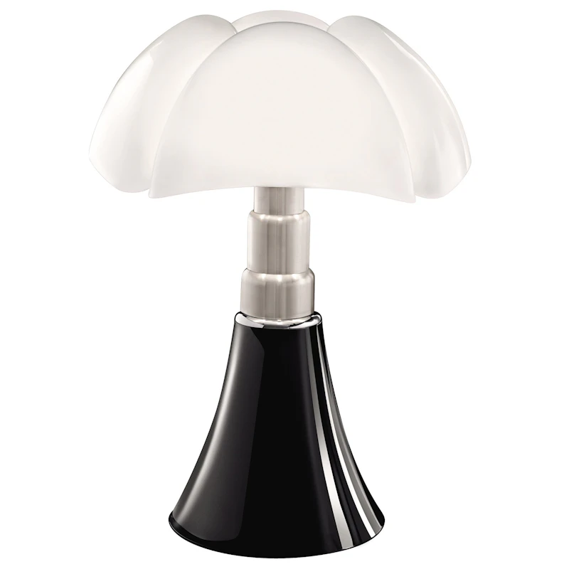 Pipistrello Medium Pöytävalaisin, Glossy Black