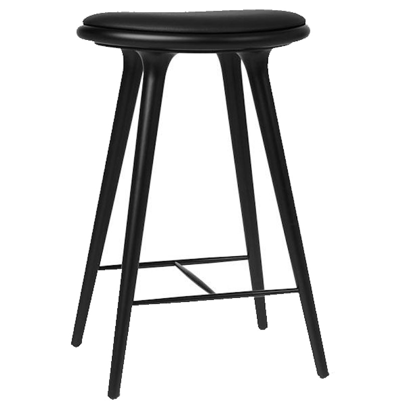 High Stool Jakkara 69 cm, Mustaksi Petsattu Pyökki