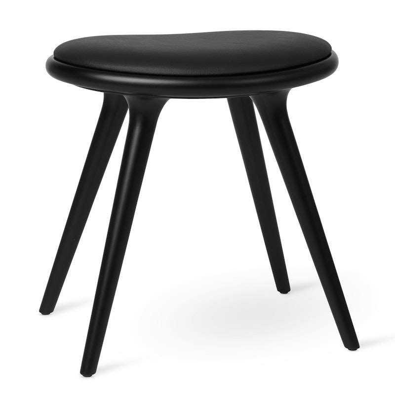 Low Stool Jakkara 47 cm, Mustaksi Petsattu Pyökki