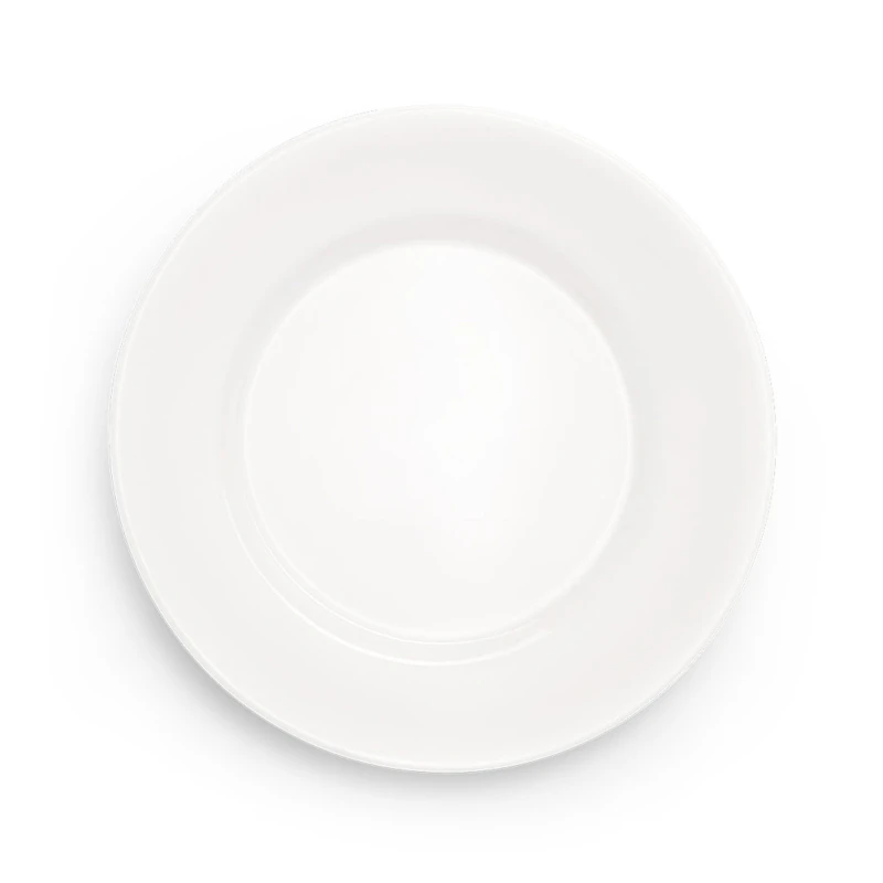 Basic Lautanen Ø25cm, Valkoinen