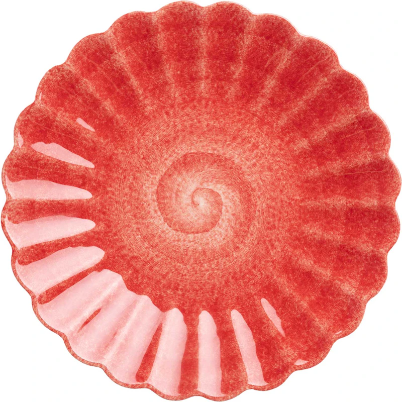 Oyster Lautanen 20 cm, Punainen