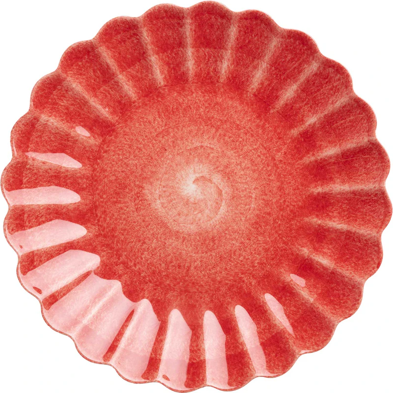 Oyster Lautanen 28 cm, Punainen