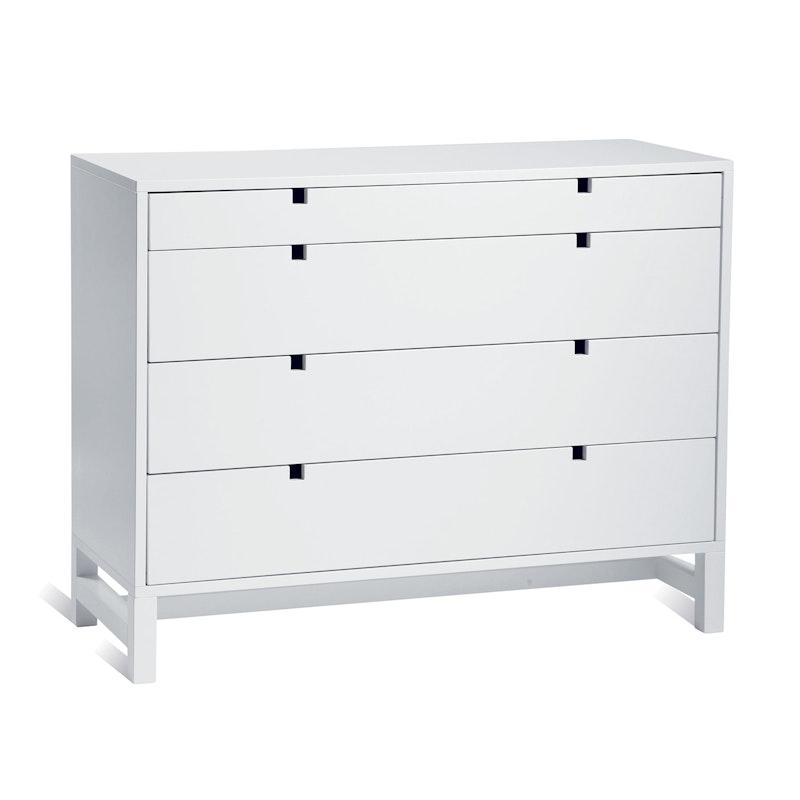 Falsterbo Lipasto, 4-hyllyä, White Lacquer