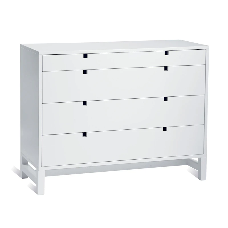 Falsterbo Lipasto, 4-hyllyä, White Lacquer