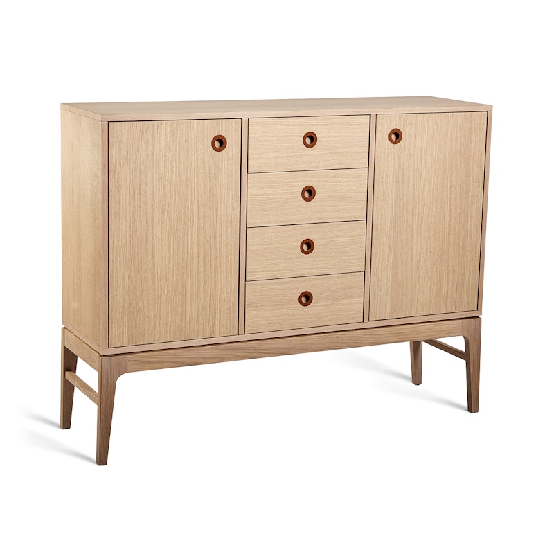 Höllviken Sideboard, White Pigmented Oak