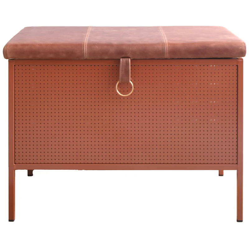 Frank Säilytyspenkki, Cinnamon / Vintage Cognac