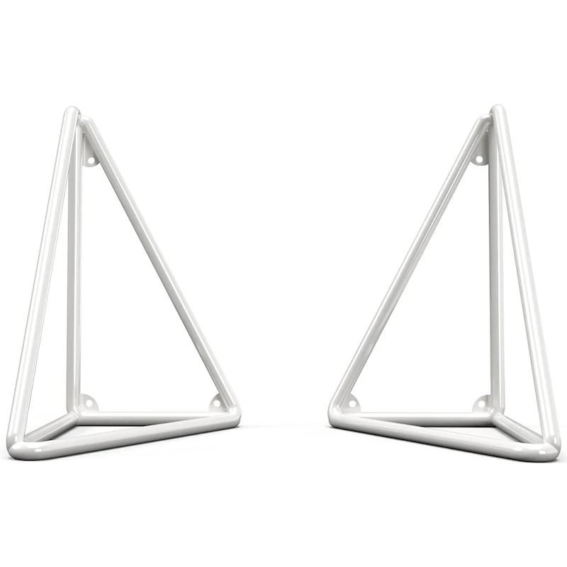 Phatagoras Hyllynkannattimet 2 kpl:n pakkaus, Porcelain White
