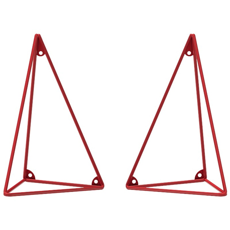Pythagoras Kannatin, 2 kpl, Punainen