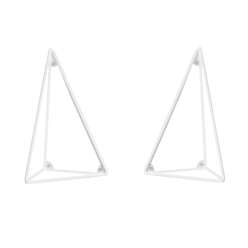 Pythagoras Kannatin, 2 kpl, Valkoinen