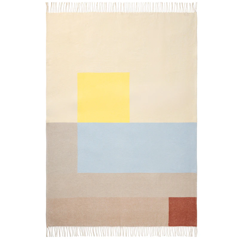 Brick Huopa 125x170 cm, Vaaleankeltainen