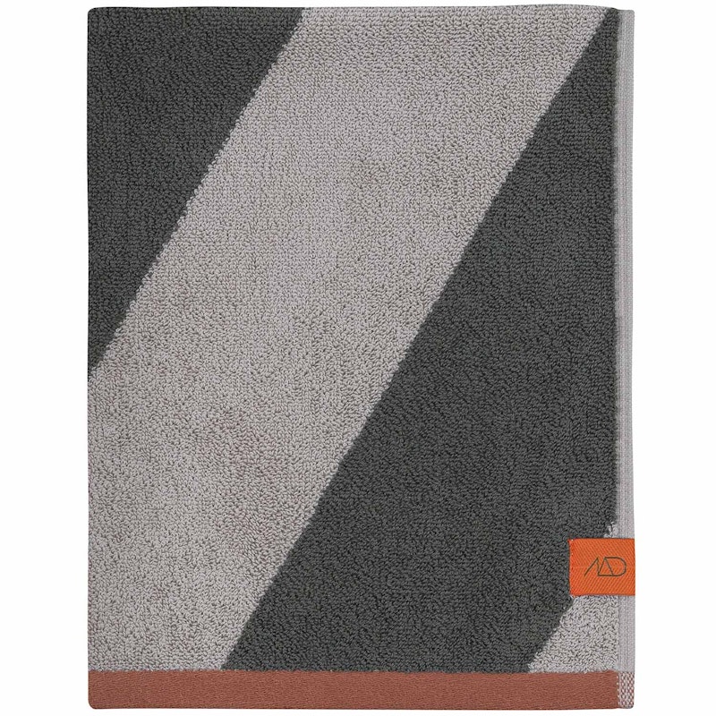 Diagonal Kylpypyyhe 70x133 cm, Oliivinvihreä