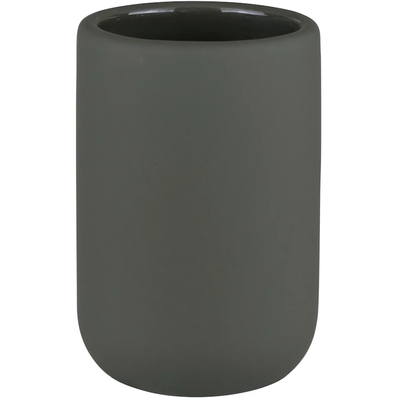 Lotus Play Toothbrush Holder, Dark Olive