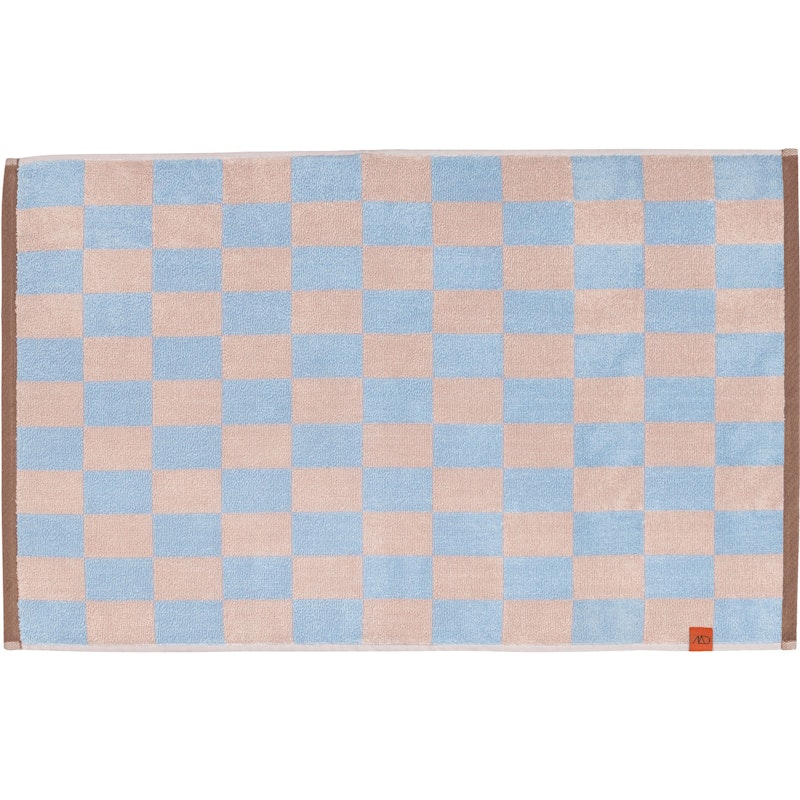 Retro Kylpyhuonematto 50x80 cm, Vaaleansininen