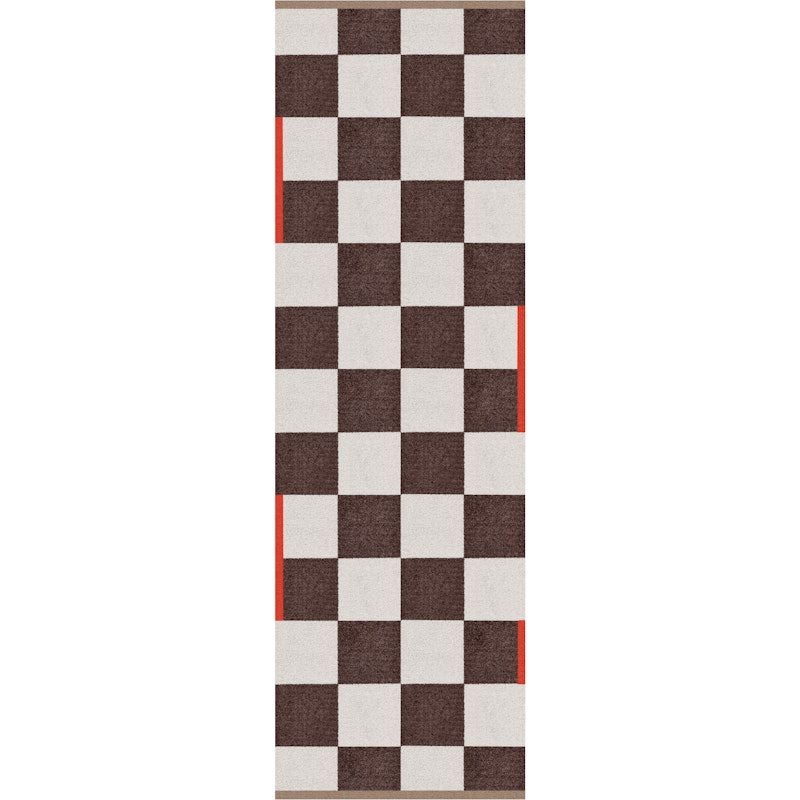 Square Muovimatto 77x240 cm, Ruskea