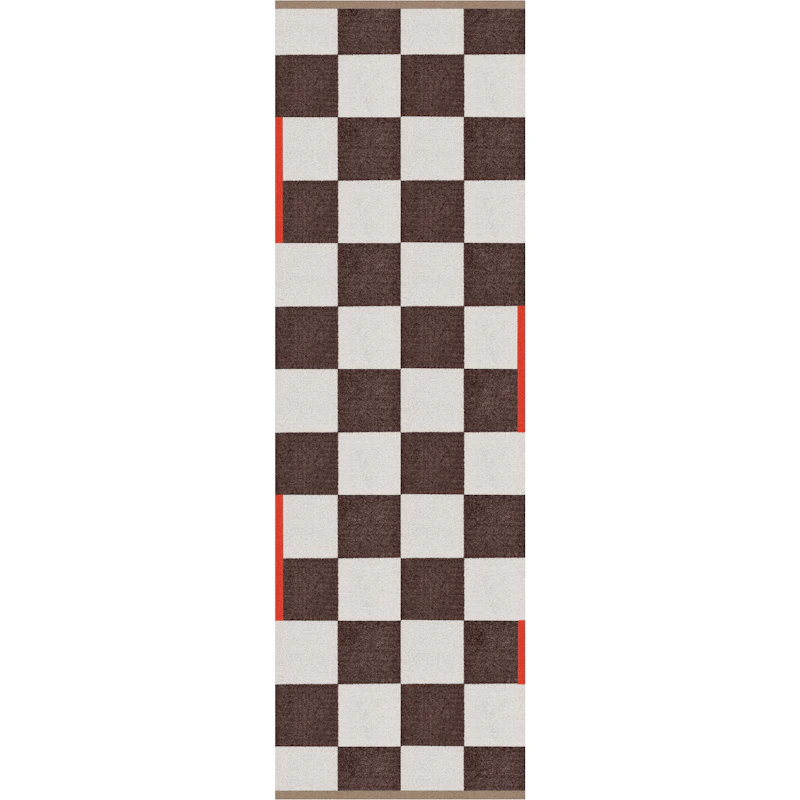 Square Muovimatto 77x240 cm, Ruskea