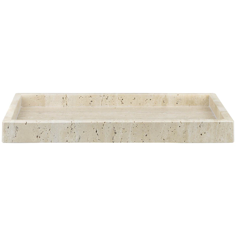 Travertine deco Tarjotin 16x31 cm