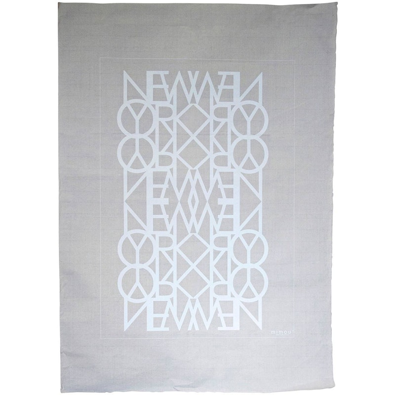 New York Peace Juliste 50x70 cm, Valkoinen