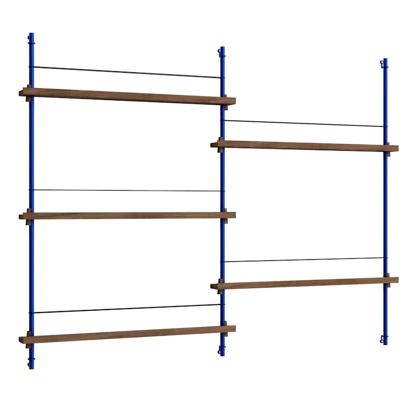 Magazine Hylly 123x162 cm, Savustettu Tammi/Deep Blue