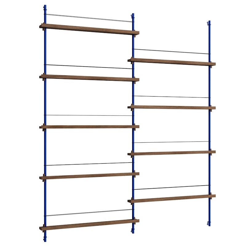 Magazine Hylly 162x188 cm, Tammi/Tummansininen