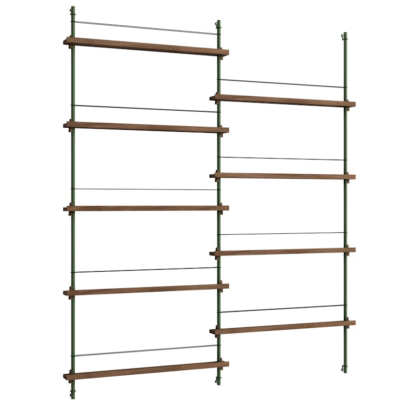 Magazine Hylly 162x188 cm, Tammi/Vihreä