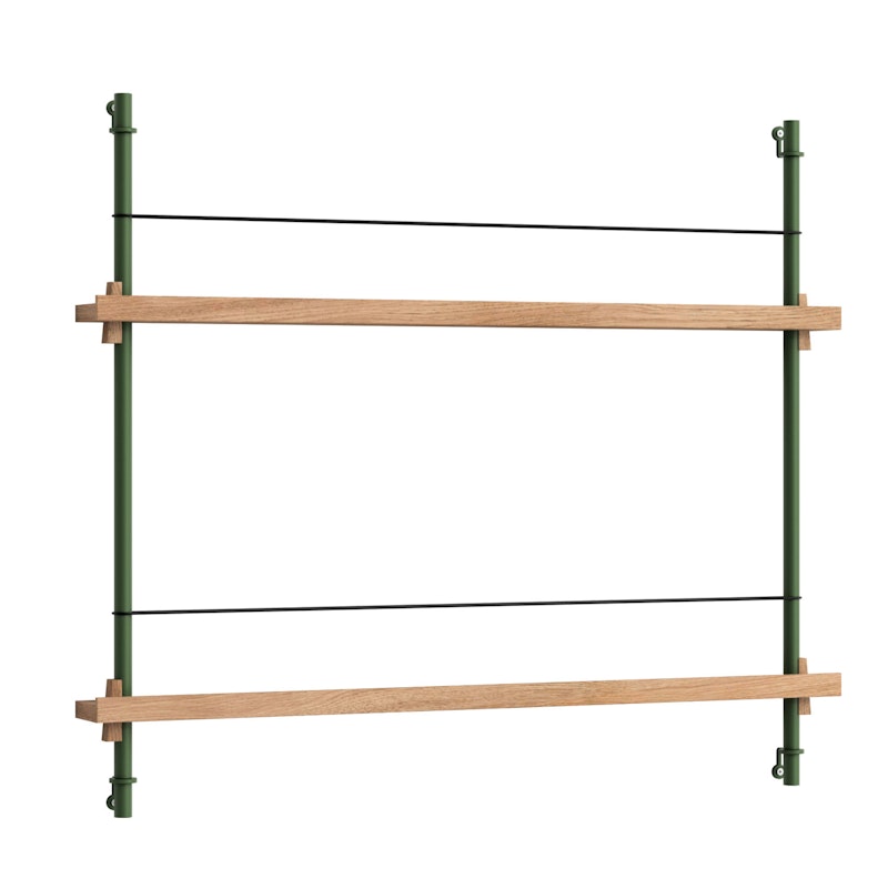 Magazine Hylly 73x85 cm, Tammi/Vihreä