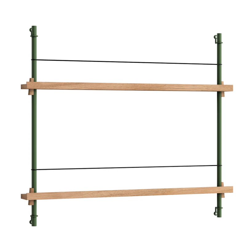 Magazine Hylly 73x85 cm, Tammi/Vihreä