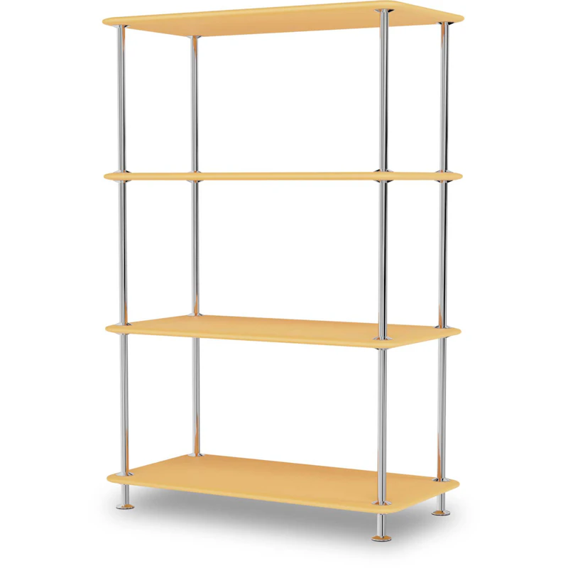 Free Shelf 300000, Acacia / Chrome
