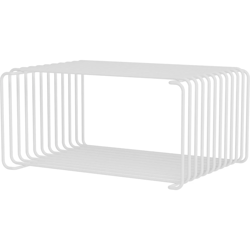 Panton Wire Half Height Hylly 25,7 cm, Snow
