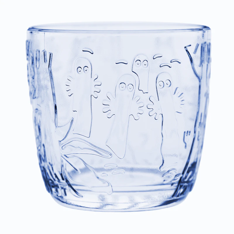 Moomin Juomalasi 28 cl 2 kpl:n pakkaus Vaaleansininen