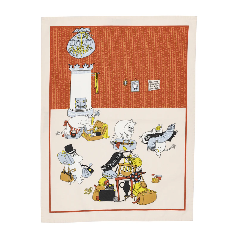 Moomin Keittiöpyyhe 50x70 cm Ready for vacation