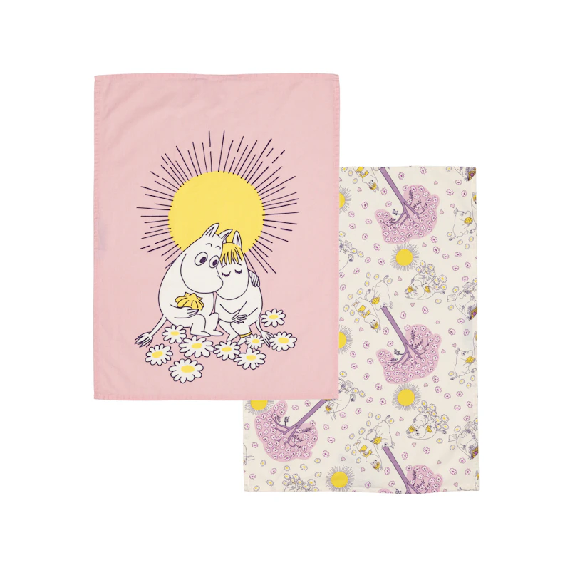 Moomin Keittiöpyyhe 50x70 cm Sweethearts