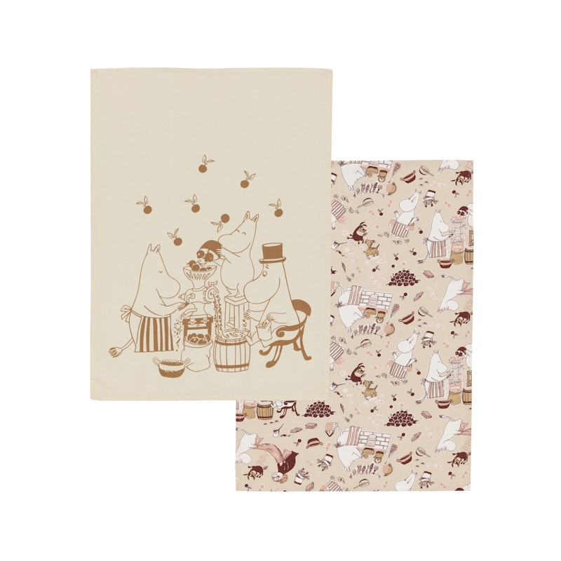 Moomin Keittiöpyyhe 50x70 cm 2 kpl:n pakkaus Housekeeping