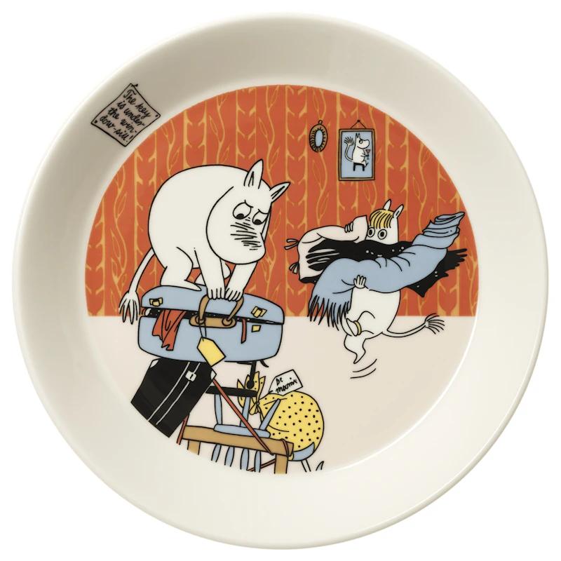 Moomin Lautanen 19 cm Ready for vacation