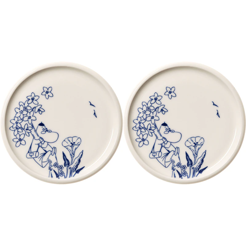 Moomin Minilautanen 12 cm 2 kpl:n pakkaus Haru