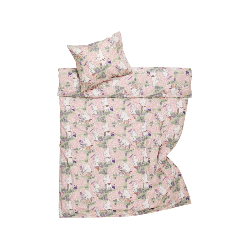 Moomin Vuodevaatteet 150x210 cm Rose Garden