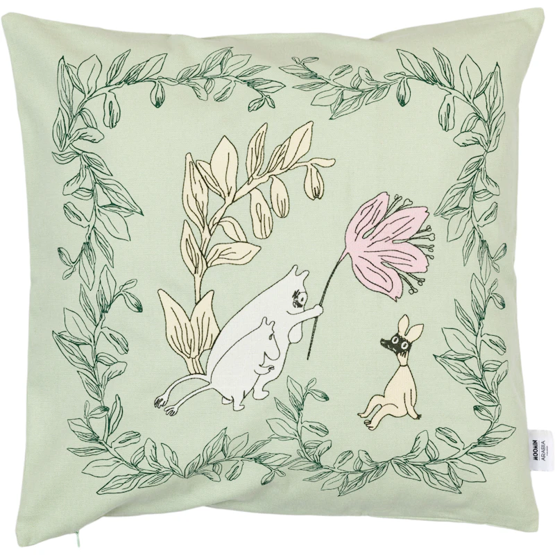 Muumi Tyynynpäällinen 50x50 cm, Vihreä