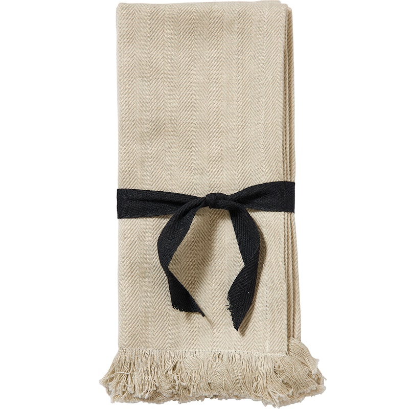 Umami Servetti 45x45 cm 2 kpl:n pakkaus, Harmaa / Hiekanvärinen