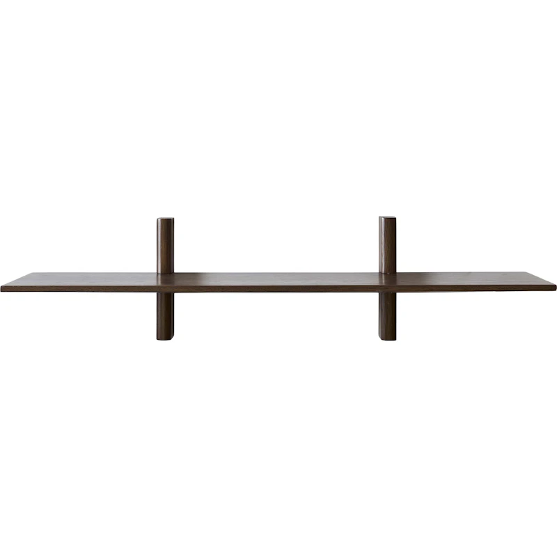Noir Hylly Yksittäinen 90 cm, Tummaksi Petsattu