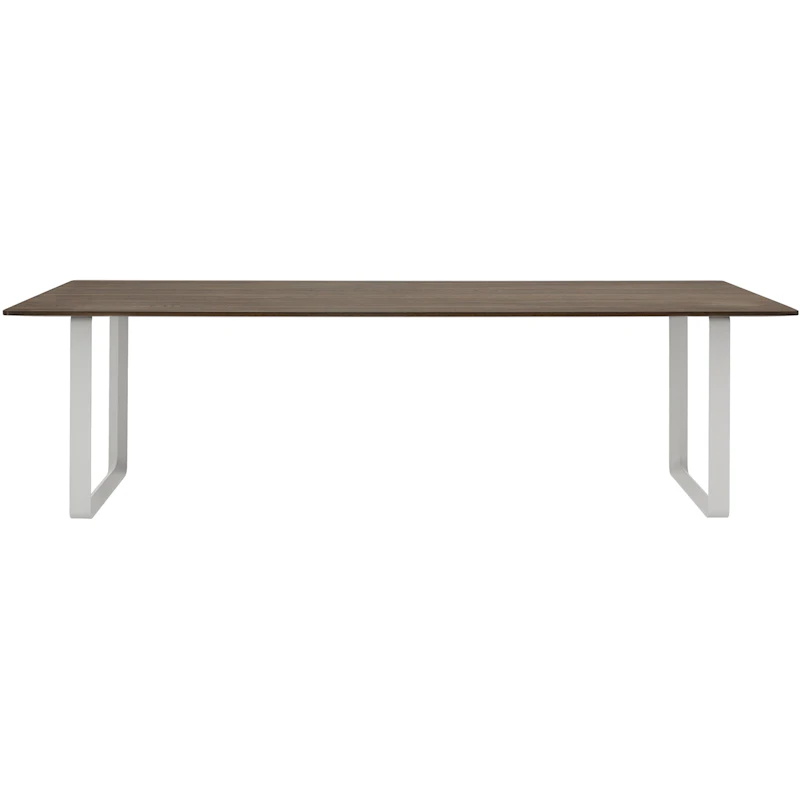 70/70 Pöytä 255x108 cm, Massiivisavutammi / Harmaa