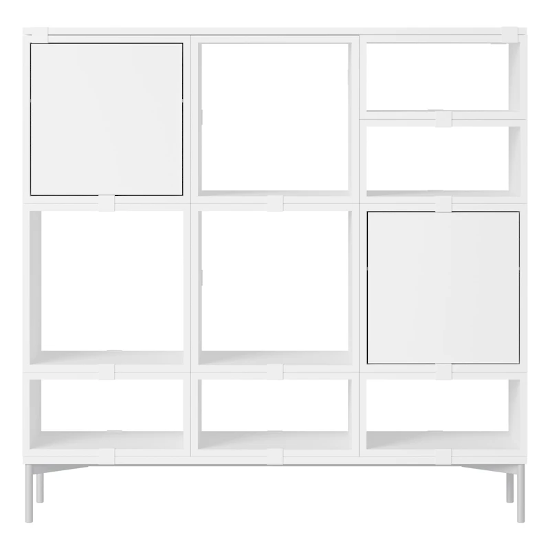 Stacked Configuration 3 Säilytys hylly, Valkoinen