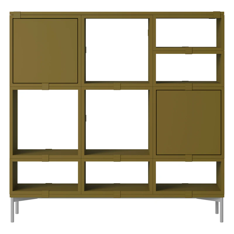 Stacked Configuration 3 Säilytys hylly, Tummanvihreä